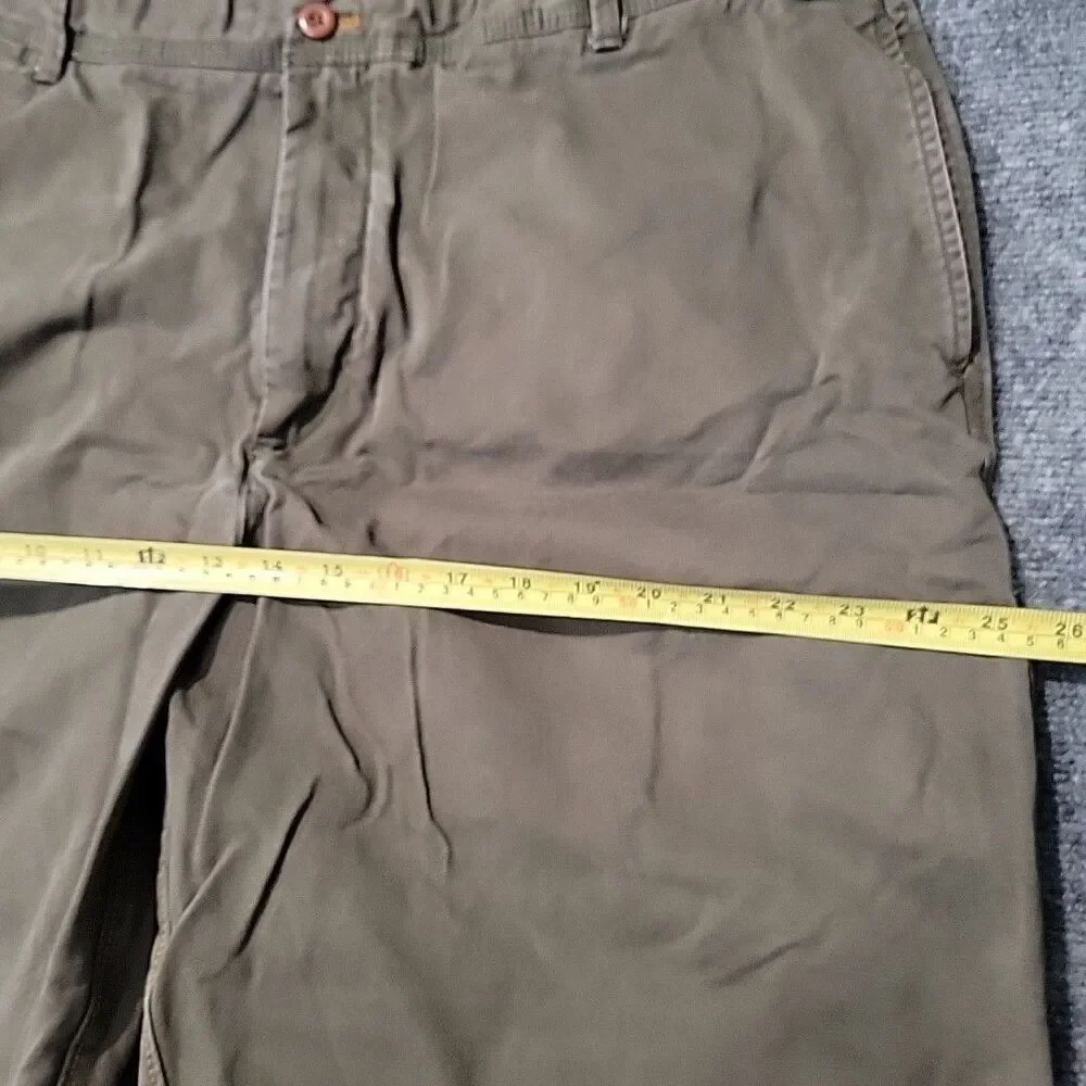 Timberland Pants Mens 42 x 30 Olive 100% Cotton Straight Leg Relaxed Fit